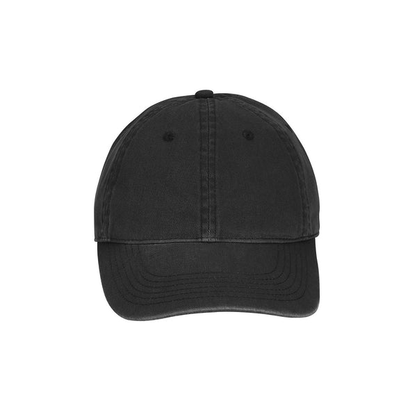 Comfort Colors Black Direct-Dyed Canvas Baseball Cap