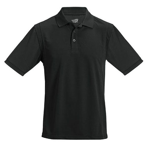 Landway Men’s Black Club Moisture Wicking Polo