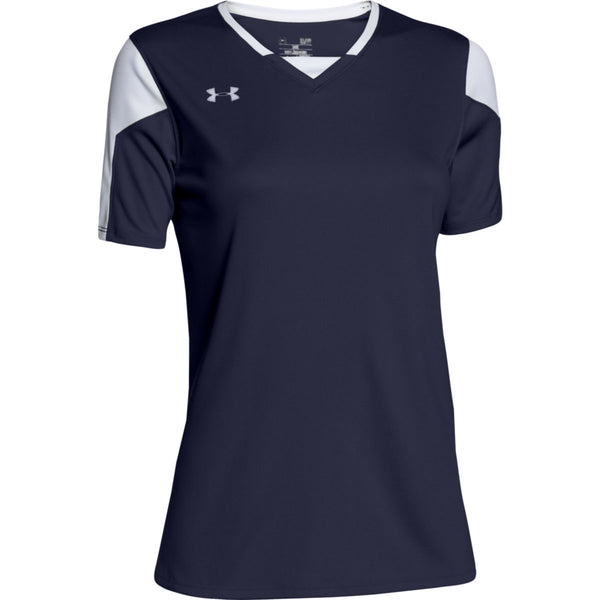 Under Armour Women’s Midnight Navy Maqunia Jersey Short Sleeve