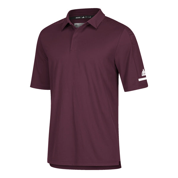 adidas Men’s Maroon/White Team Iconic Coaches Polo