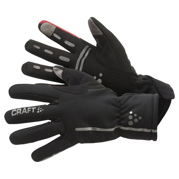 Craft Sports Black/Bright Red Siberian Glove