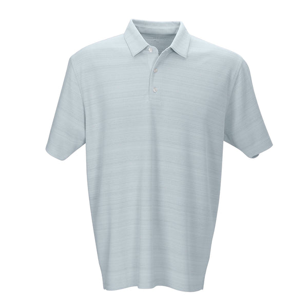 Vansport Men’s Silver Strata Textured Polo