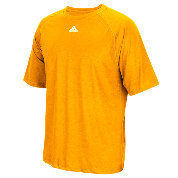 adidas Men’s Collegiate Gold Performance Short-Sleeve Climalite Tee