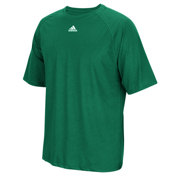 adidas Men’s Kelly Green Performance Short-Sleeve Climalite Tee