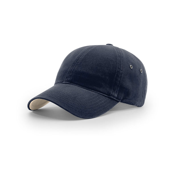 Richardson Navy Lifestyle Unstructured Washed Chino Polo Cap