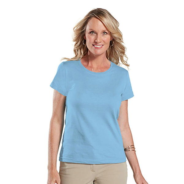 LAT Women’s Light Blue Fine Jersey T-Shirt