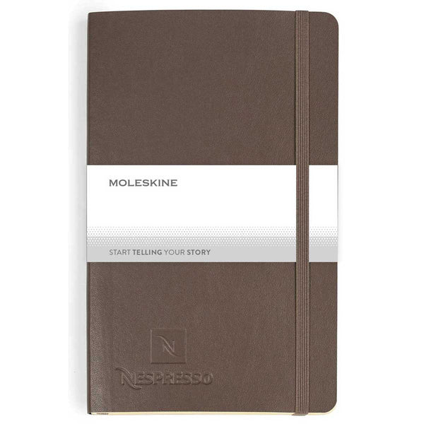 Moleskine Earth Brown Soft Cover Ruled Large Notebook (5″ x 8.25″)