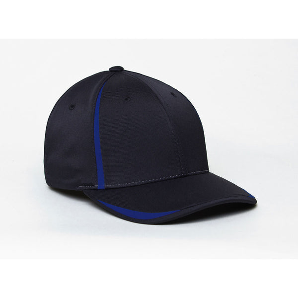 Pacific Headwear Black/Royal Universal M3 Performance Cap