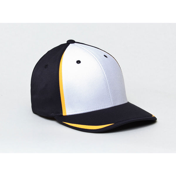 Pacific Headwear White/Black/Gold Universal M3 Performance Cap