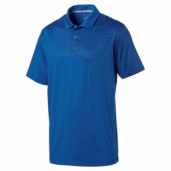 Puma Golf Men’s Lapis Blue Asym Fade Golf Polo