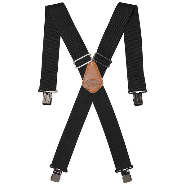 Bucket Boss Black Suspenders