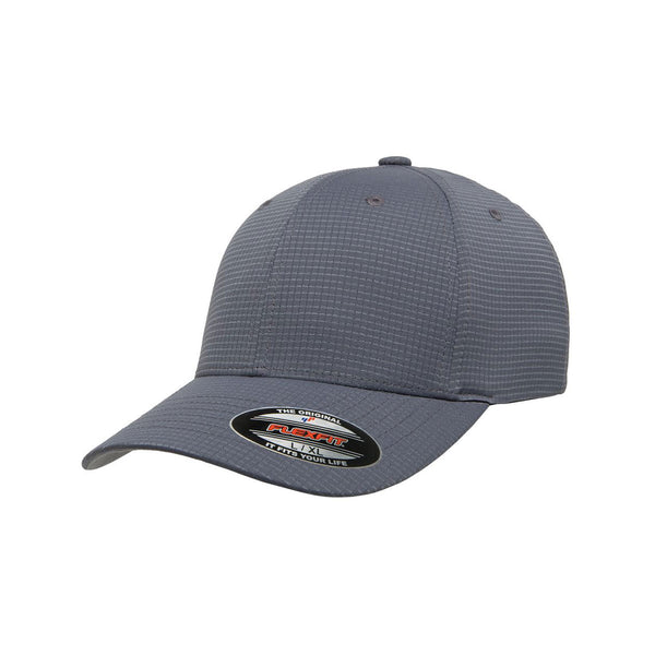 Flexfit Grey Hydro Grid Stretch Cap