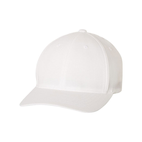 Flexfit White Hydro Grid Stretch Cap