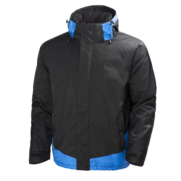 Helly Hansen Men’s Black/Racer Blue Leknes Jacket