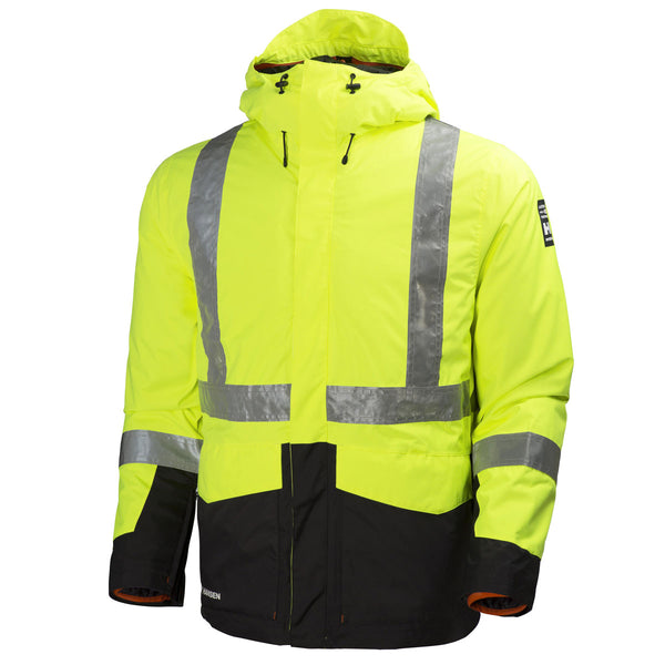 Helly Hansen Men’s High Visibility Yellow/Charcoal Oslo H2 Flow CIS Jacket with CSA