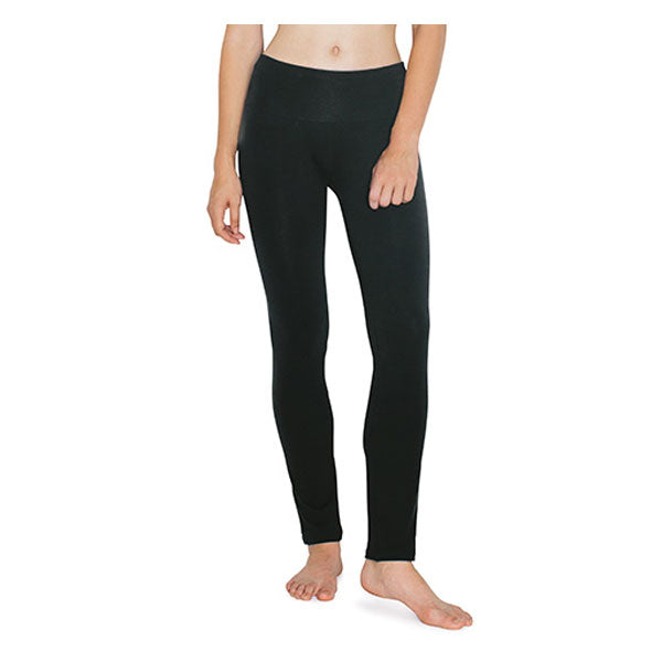 American Apparel Women’s Black Cotton/Spandex Yoga Pant