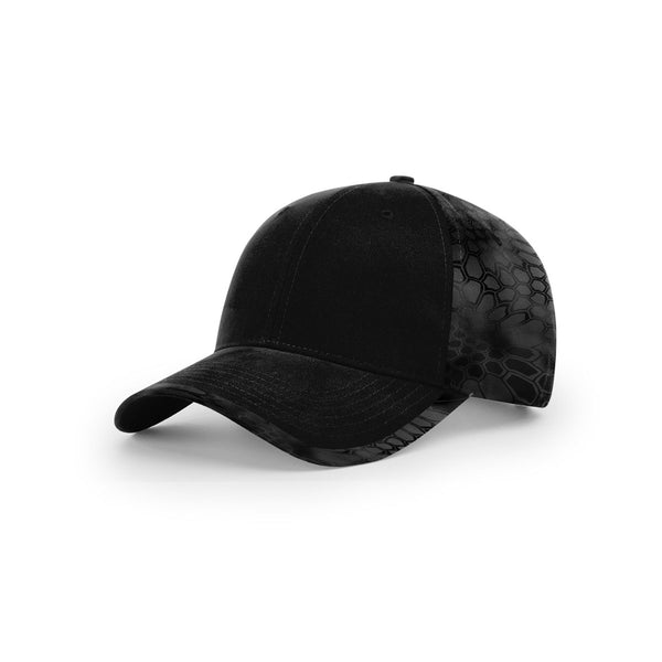 Richardson Black Typhon Duck Cloth Front with Camo Back Cap