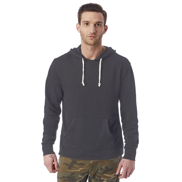 Alternative Men’s Washed Black School Yard Hoodie