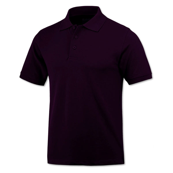 BAW Men’s Purple Classic Pique Polo