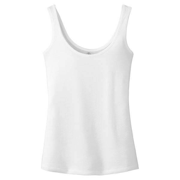 Alternative Apparel Women’s White Runaway Blended Jersey Tank