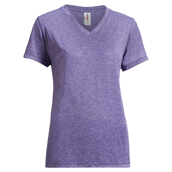 Expert Women’s Heather Purple Performance Tee