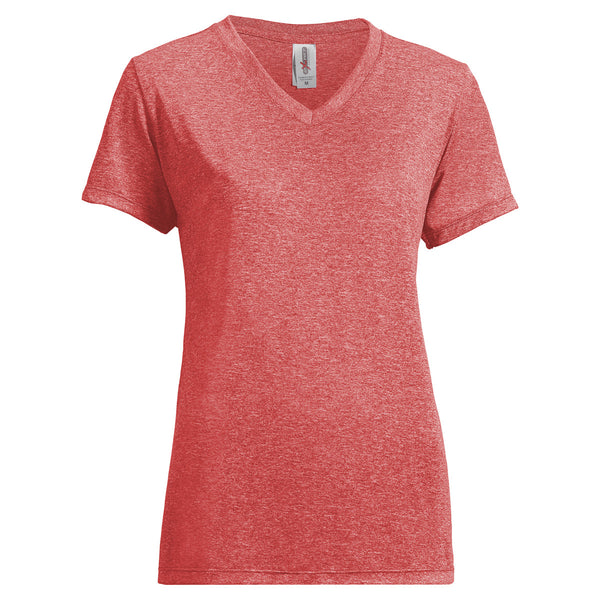 Expert Women’s Heather Red Performance Tee