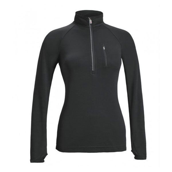 Expert Women’s Black Half Zip Run Away Top