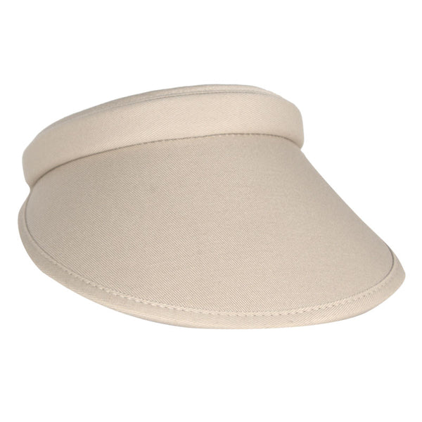 Kate Lord Bone Clip-On-Solid Visor