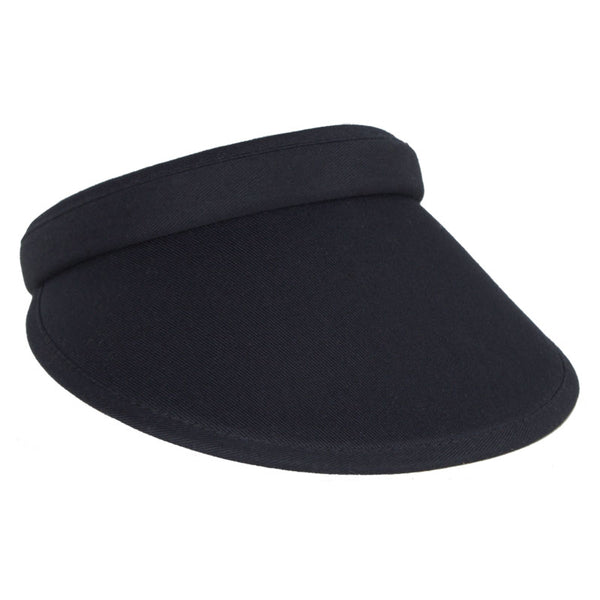 Kate Lord Navy Clip-On-Solid Visor