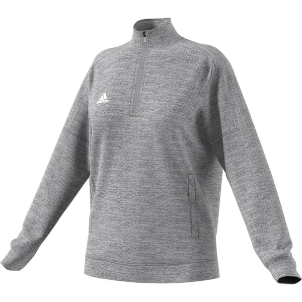 adidas Women’s Grey Two Melange Team Issue Quarter Zip