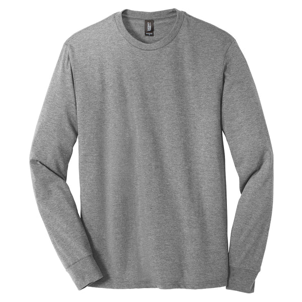 District Men’s Grey Frost Perfect Tri Long Sleeve Crew Tee