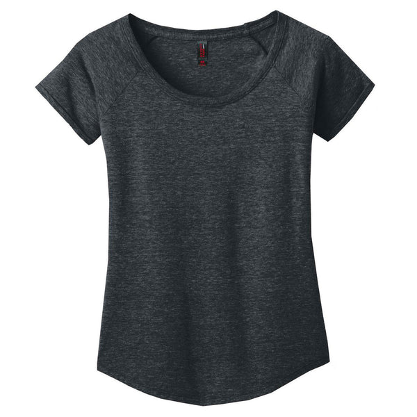 District Made Women’s Charcoal Heather Tri-Blend Scoop Tee