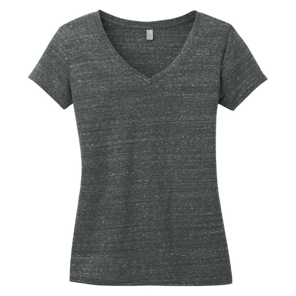 District Women’s Black/Grey Cosmic Cosmic Relaxed V-Neck Tee