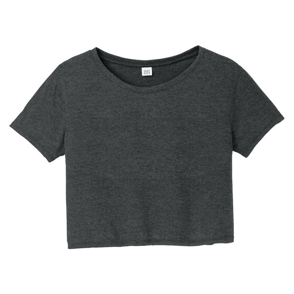 District Women’s Black Frost Relaxed Crop Tee