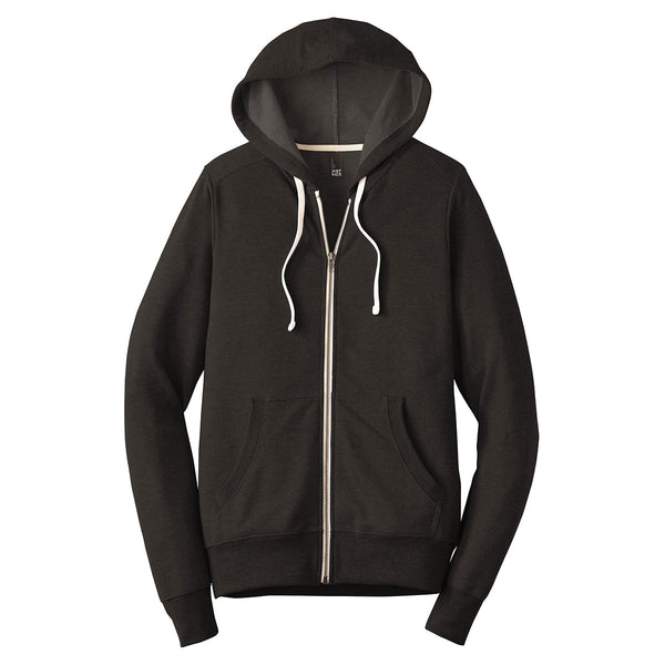 District Men’s Black Perfect Tri French Terry Full-Zip Hoodie