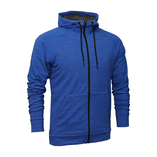 BAW Heather Royal Tri Blend Full Zip