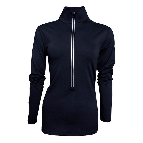 BAW Women’s Navy 1/2 Zip Comfort Weight Sweatshirt