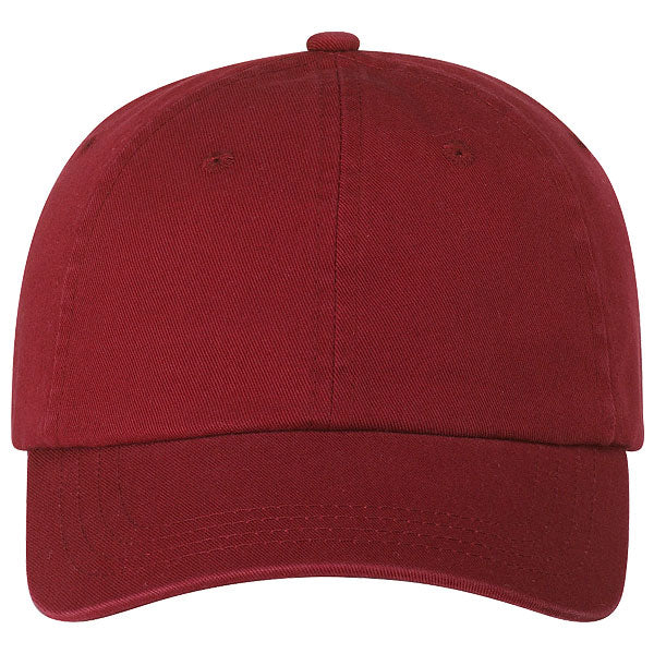 Paramount Apparel Dark Red Caps 101 Garment Wash Cap