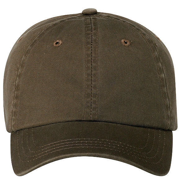 Paramount Apparel Olive Caps 101 Garment Wash Cap