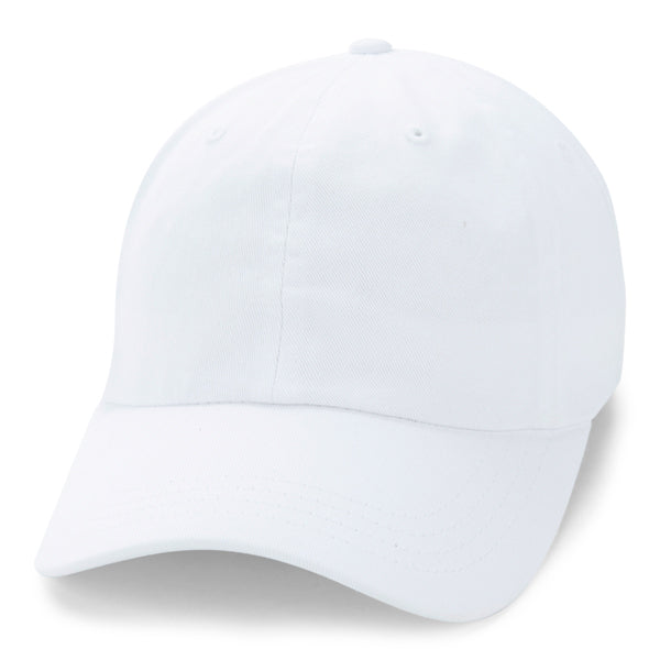 Paramount Apparel White Garment Washed Cap