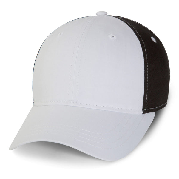 Paramount Apparel White/Black Premium Lightweight Two-Tone Cap