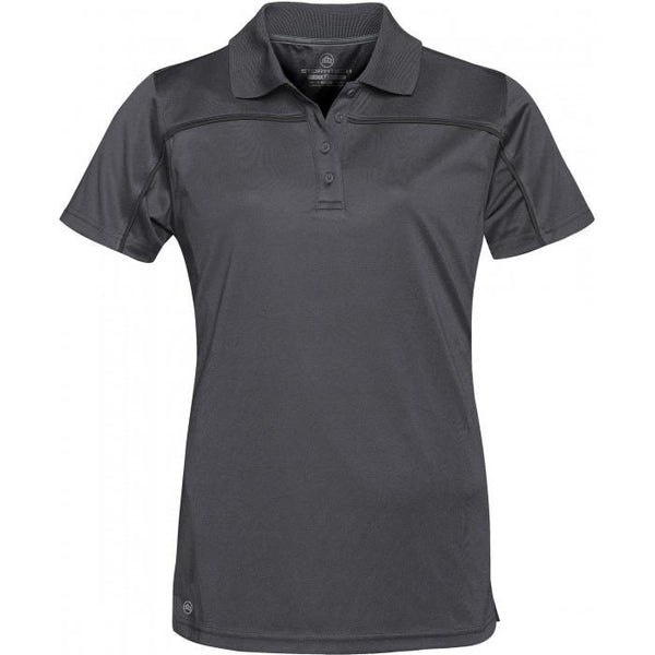 Stormtech Women’s Graphite/Black Velocity Sport Polo