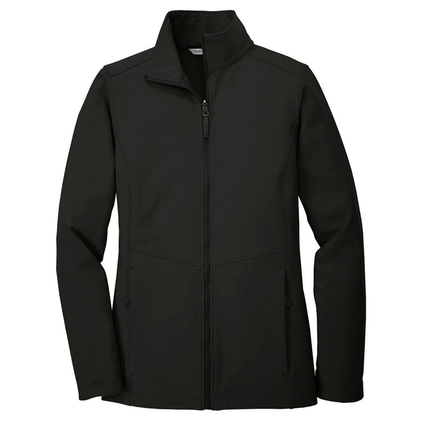 Port Authority Women’s Deep Black Collective Soft Shell Jacket