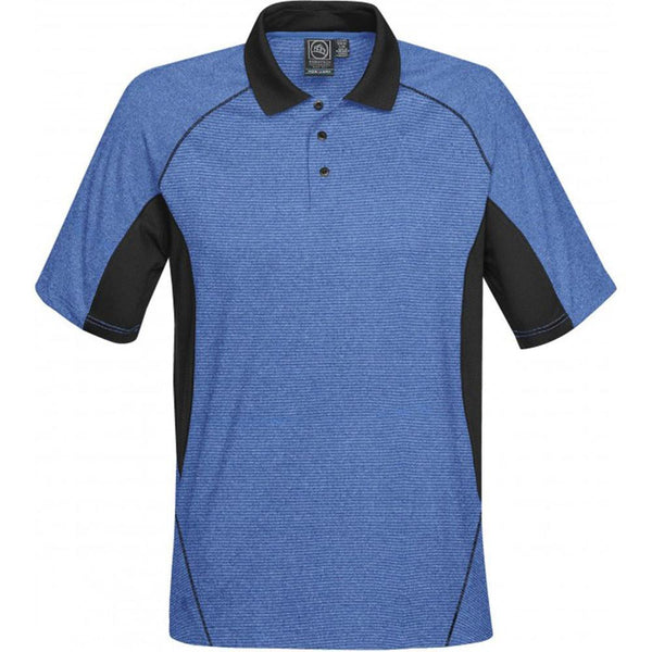 Stormtech Men’s Azure Blue/Black Catalina Performance Polo