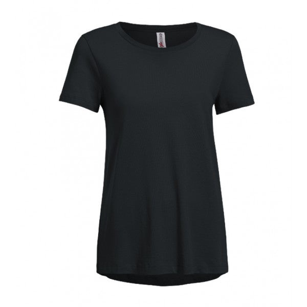 Expert Women’s Black American MoCA Bay Short Sleeve Crew