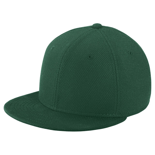 New Era Youth Dark Green Original Fit Diamond Era Flat Bill Snapback Cap