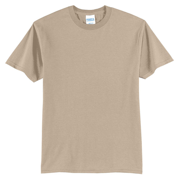 Port & Company Men’s Desert Sand Core Blend Tee