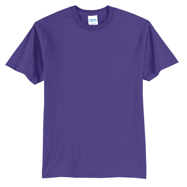 Port & Company Men’s Purple Core Blend Tee