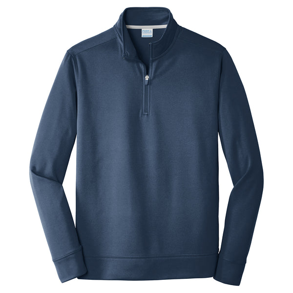 Port & Company Men’s Deep Navy Performance Fleece 1/4-Zip Pullover Sweatshirt