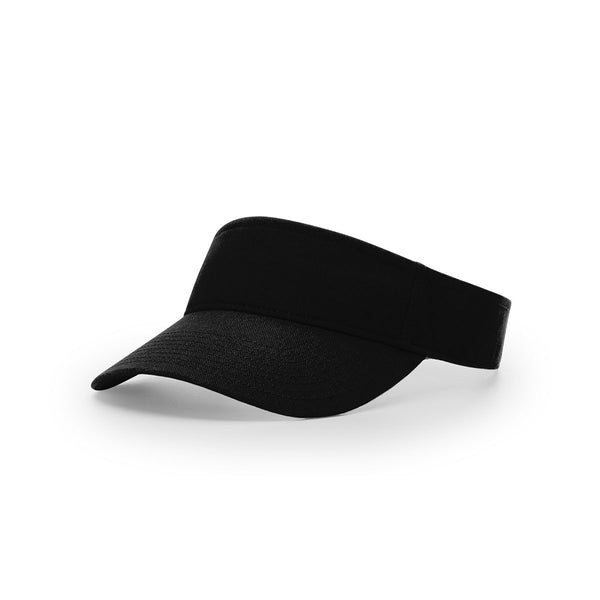 Richardson Black R-Series Garment Washed Visor